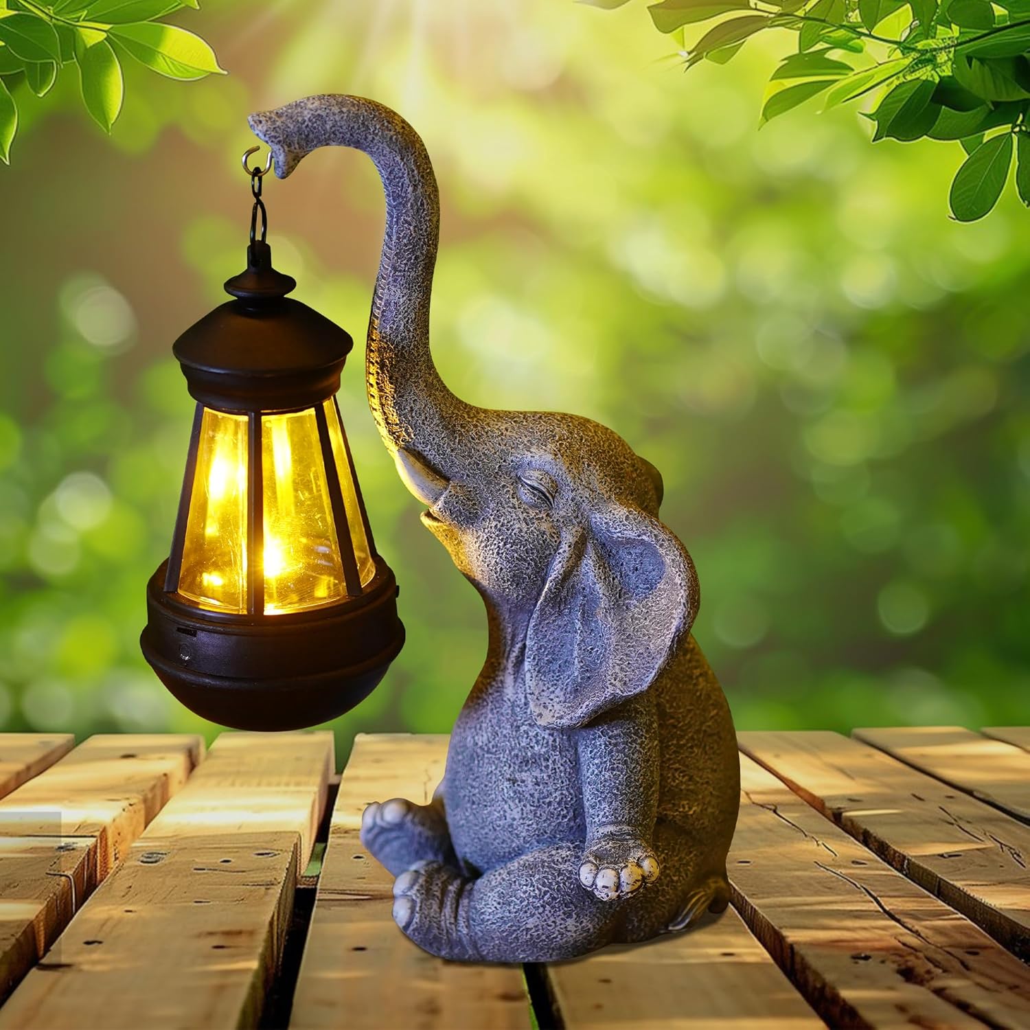 Outdoor Lighting Traditional - Statua da Giardino in Resina a