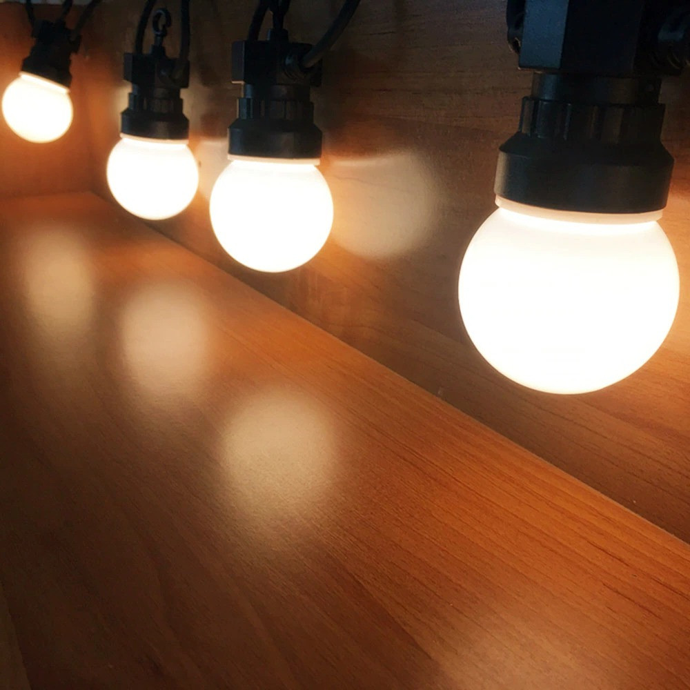 String Light Bistro - Luci da esterno a globo G50