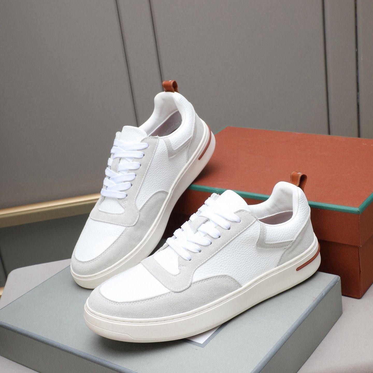 Outdoor Lighting Trends - Scarpe Casual Basse in Vera Pelle