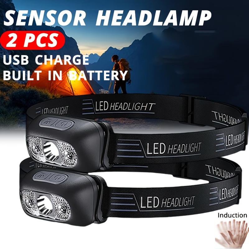 Outdoor Lighting With Sensor - Lampada frontale a luce forte Lampada
