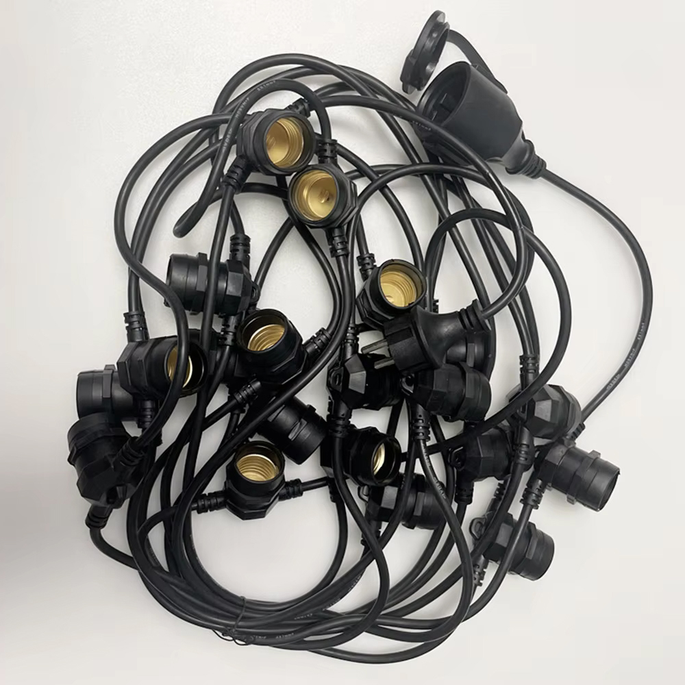 Outdoor Lighting Extension Cord - Cavo LED da 10 m, impermeabile,