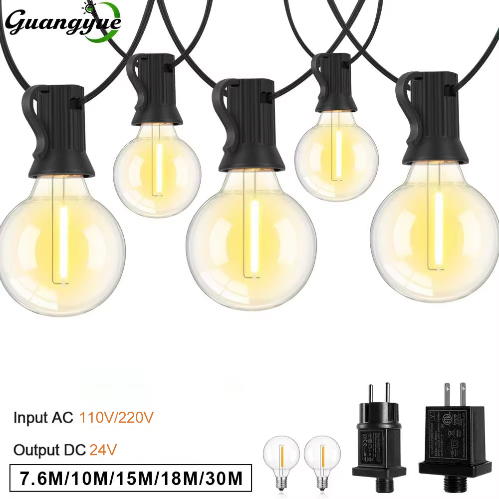 String Light Bistro - Catena Luminosa LED G40 E12 DC24V