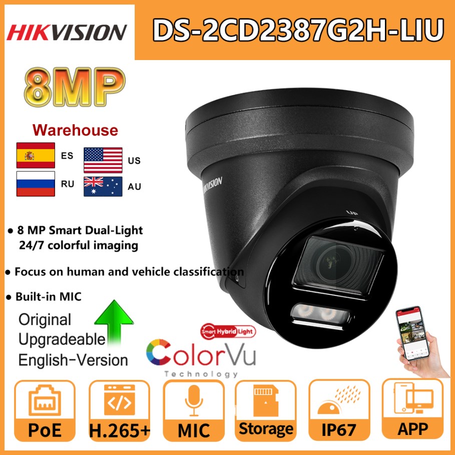 Outdoor Lighting Under Roof - Telecamera IP Hikvision da 8 MP