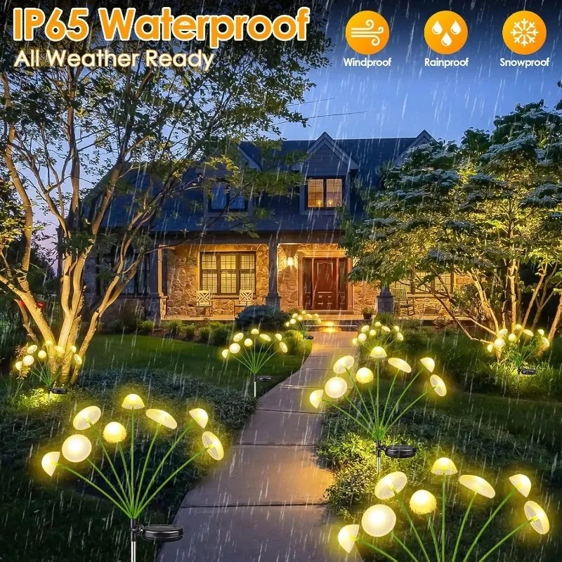 Outdoor Lighting Jellyfish - Luci Solari a Fungo 6 LED