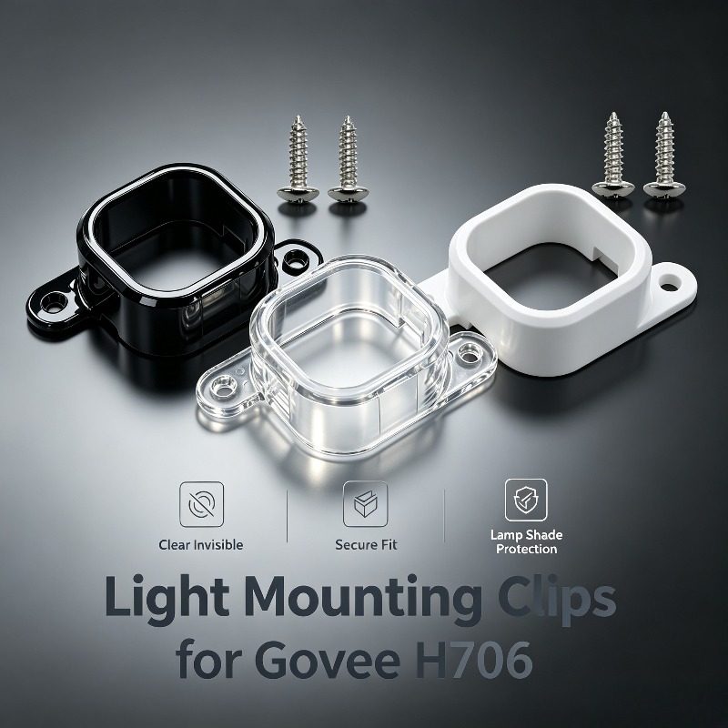Outdoor Lighting Govee - 44/89/108 pezzi di clip per luci,
