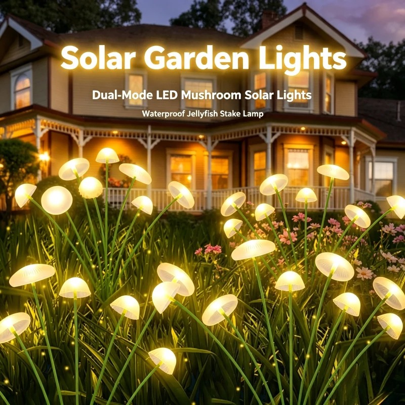 Outdoor Lighting Jellyfish - Luci Solari da Giardino a Doppia