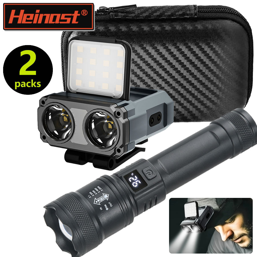 Outdoor Lighting With Sensor - Mini lampada frontale ricaricabile ultra luminosa/torcia