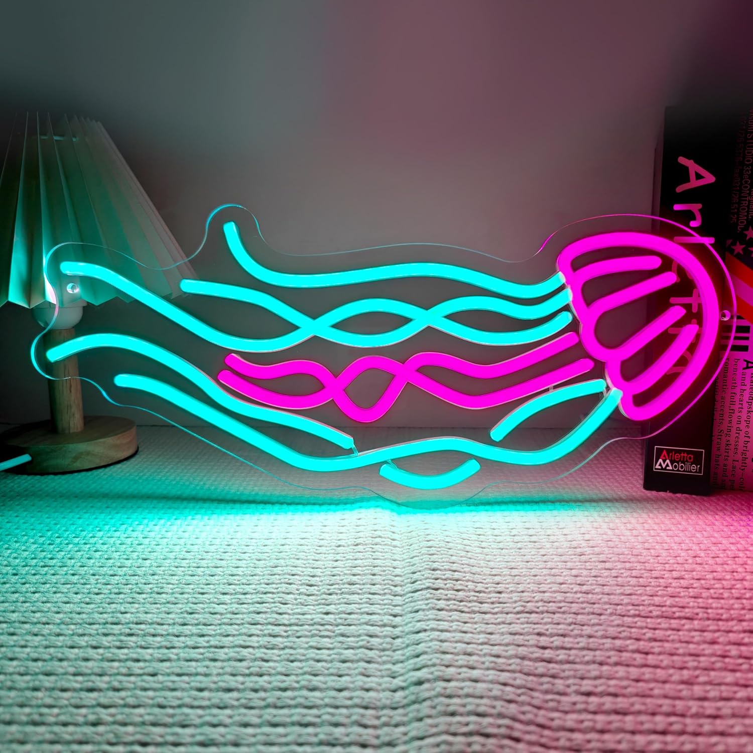 Outdoor Lighting Jellyfish - Insegna al Neon a Forma di