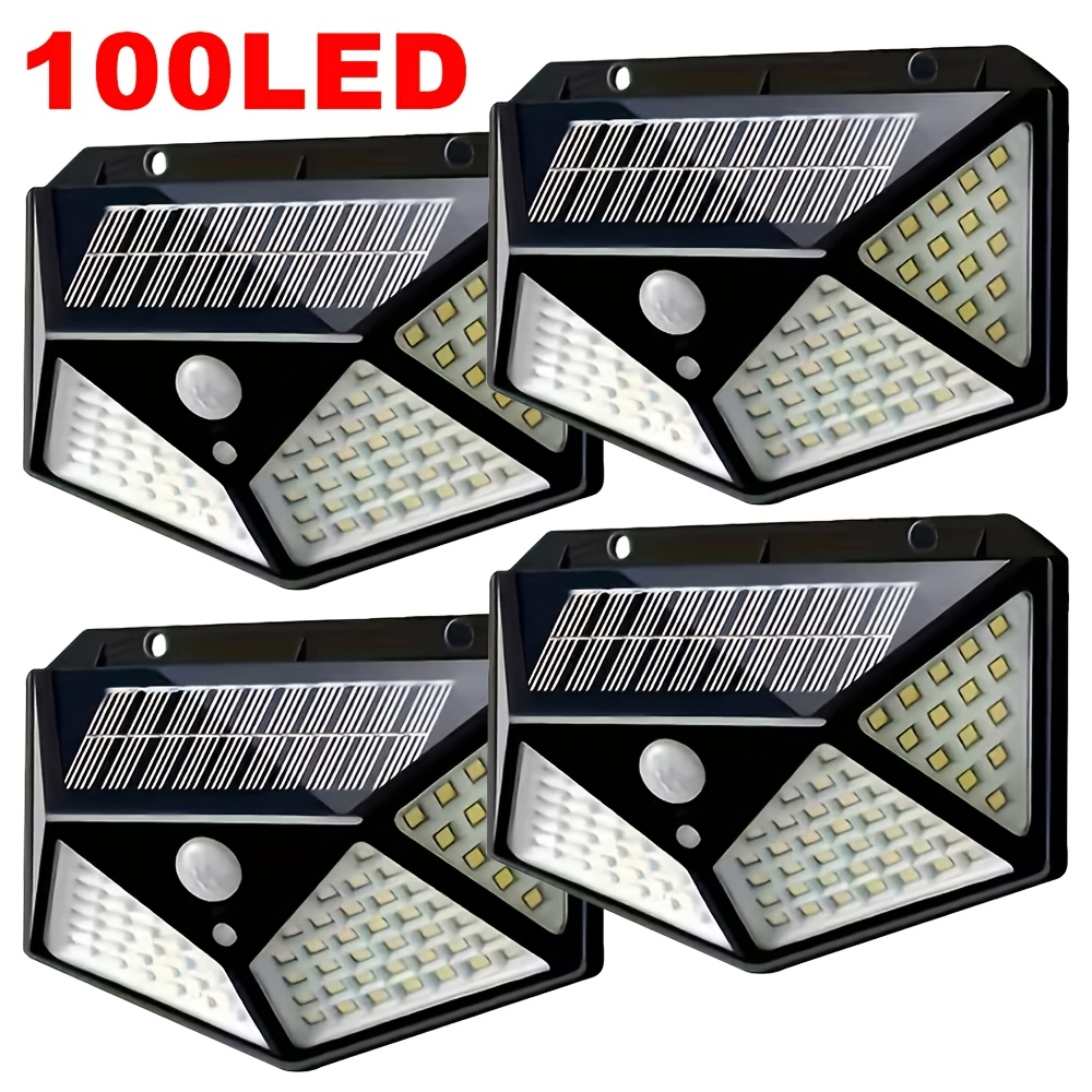 Outdoor Lighting With Sensor - Lampada Solare da Giardino 100 LED