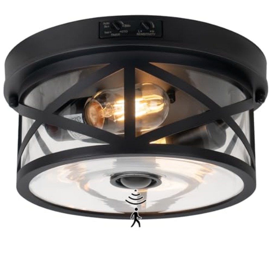 Outdoor Lighting With Sensor - Lampada da soffitto per esterni con