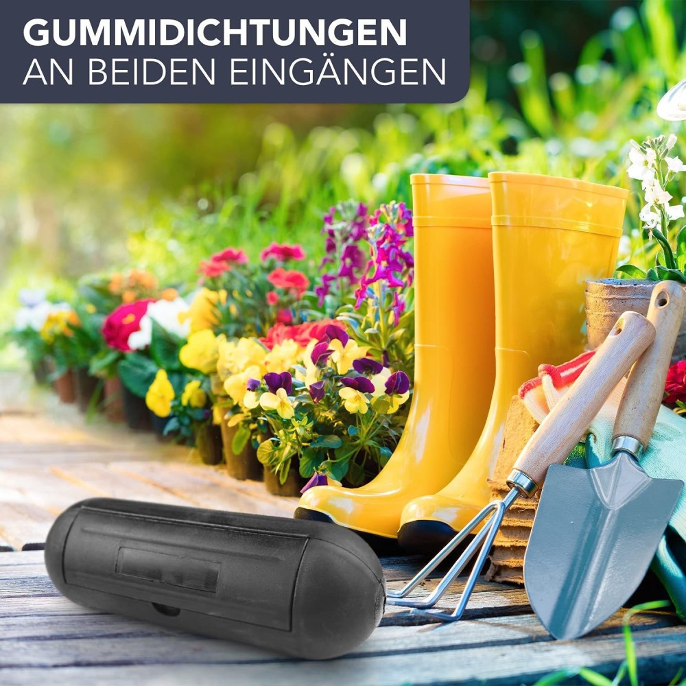 Outdoor Lighting Extension Cord - Scatola di Sicurezza Impermeabile per Prolunghe