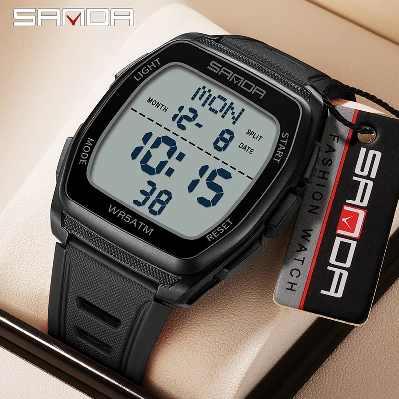 Outdoor Lighting Timer - SANDA Nuovo Orologio Elettronico da Uomo