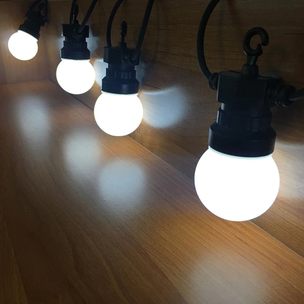 Luci da esterno a globo G50 a  - String Light Bistro recensione e prezzo