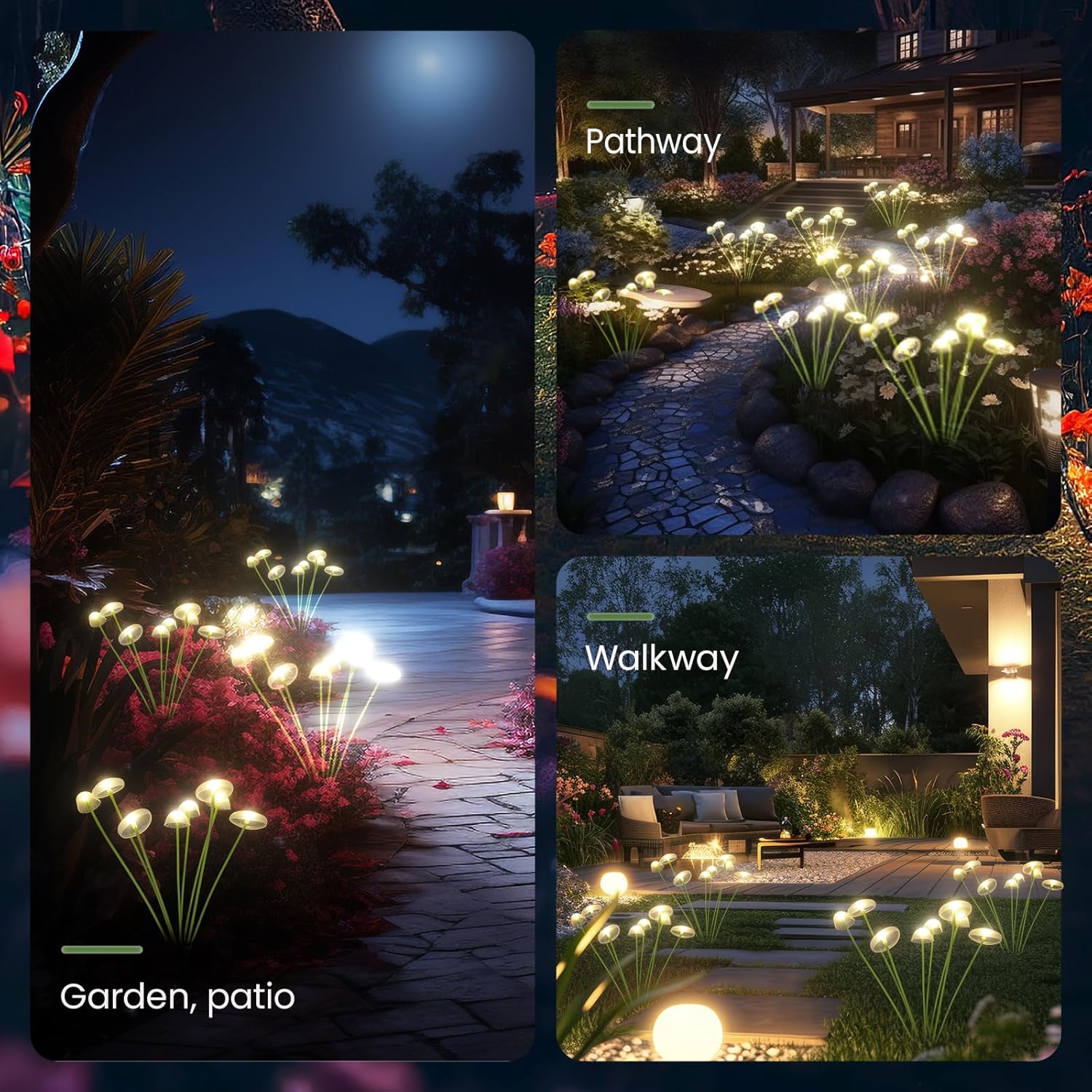 Lampada Solare LED a Forma di  - Outdoor Lighting Jellyfish recensione e prezzo