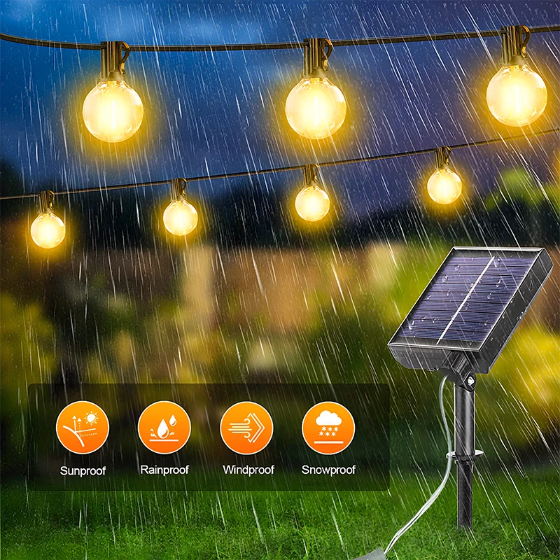 G40 Led Solar Globe Led String - String Light Bistro recensione e prezzo