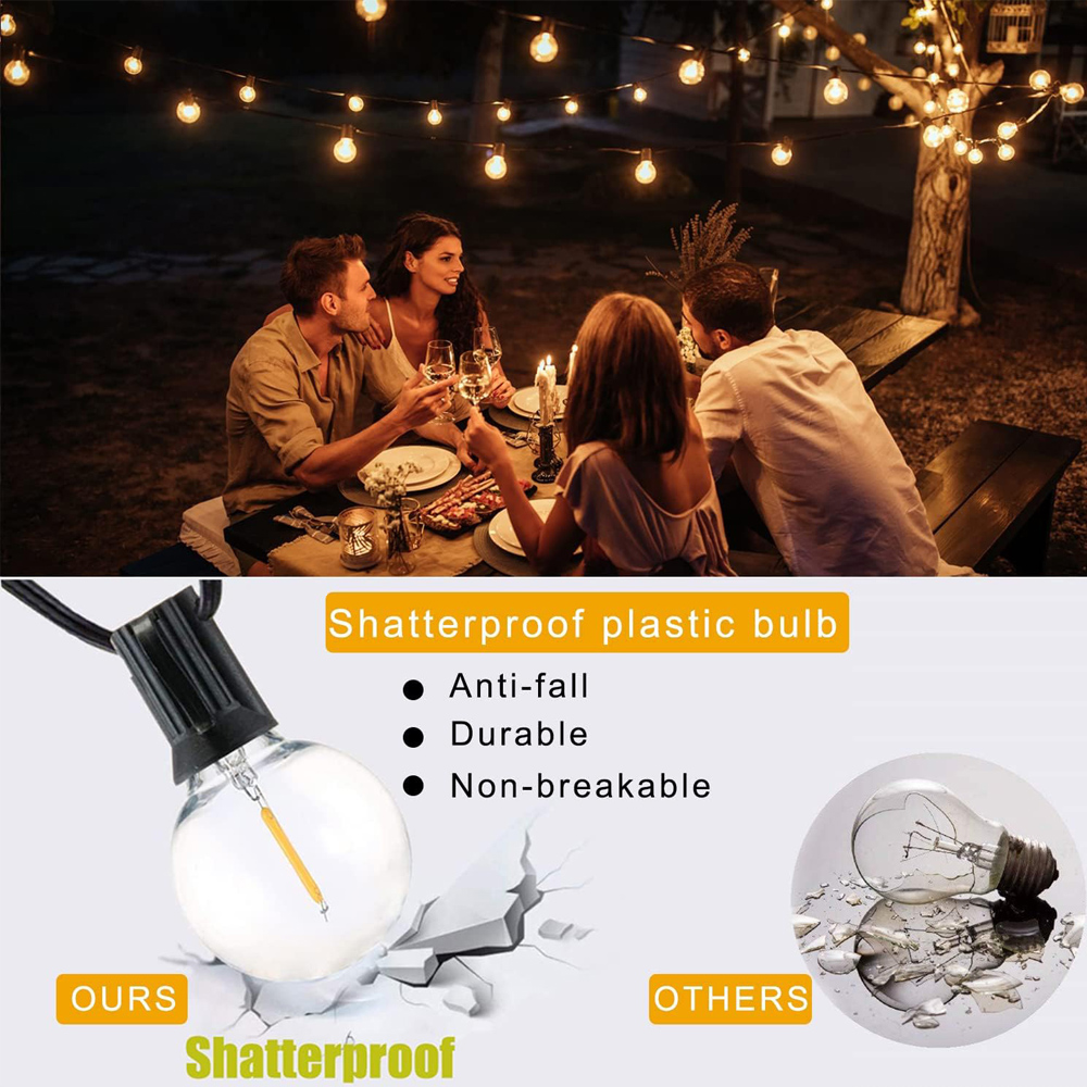 Luci a Corda G40 per Esterni,  - String Light Bistro recensione e prezzo