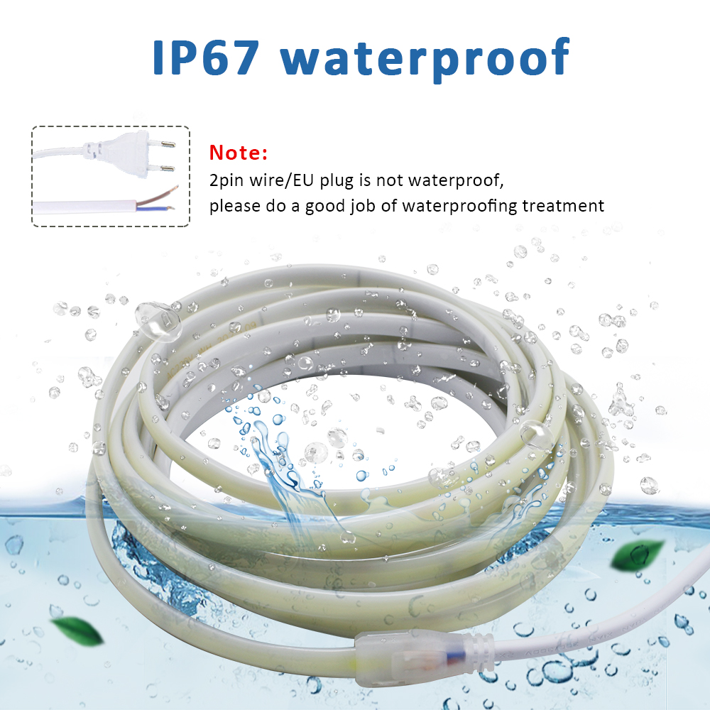 220V IP67 Striscia LED COB imp - Outdoor Lighting Extension Cord recensione e prezzo