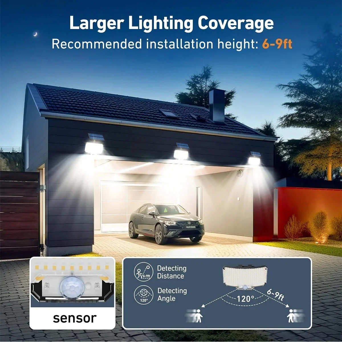 Luci Solari da Esterno 234LED  - Outdoor Lighting With Sensor recensione e prezzo