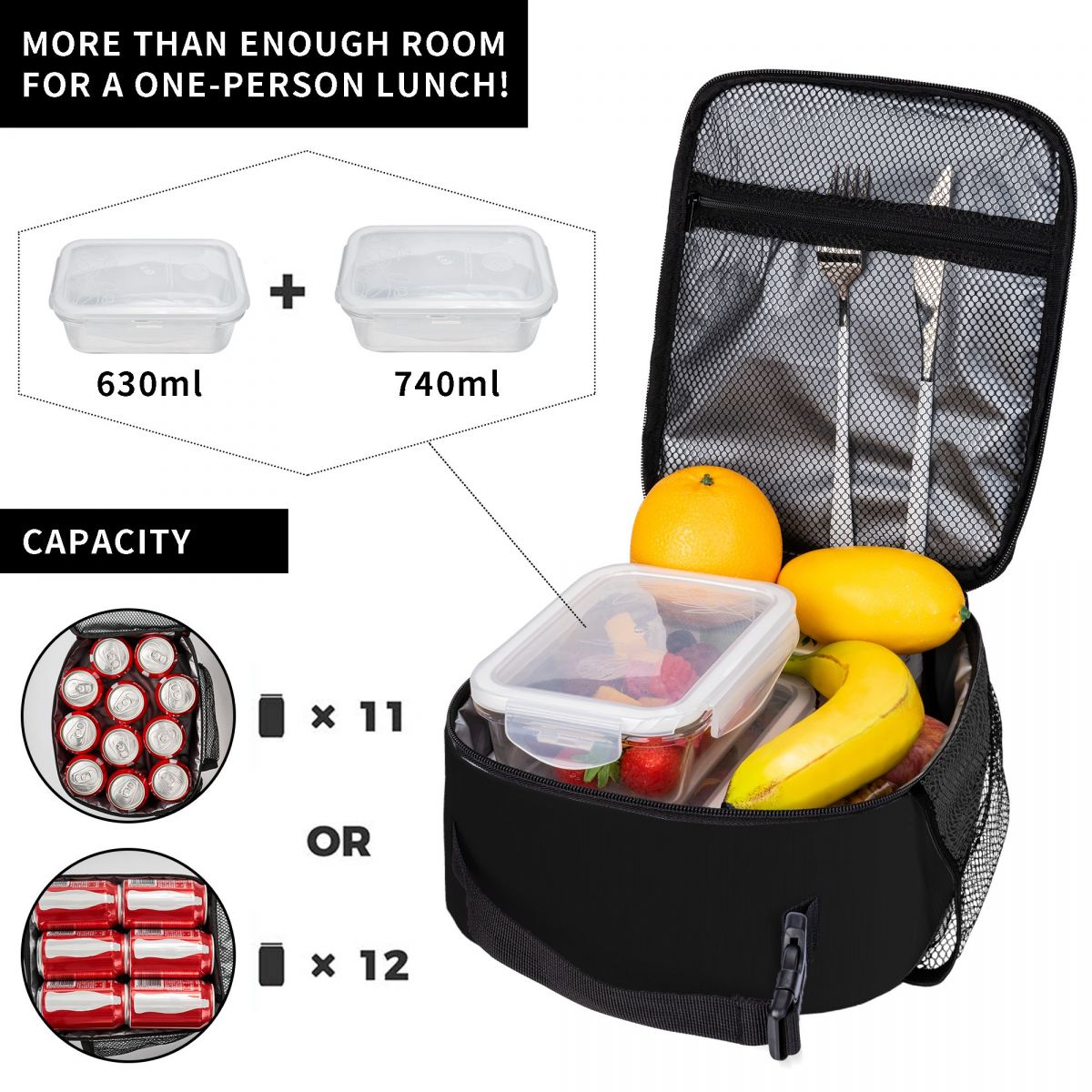 Borsa Termica da Pranzo Nera A - Outdoor Lighting On Sale recensione e prezzo