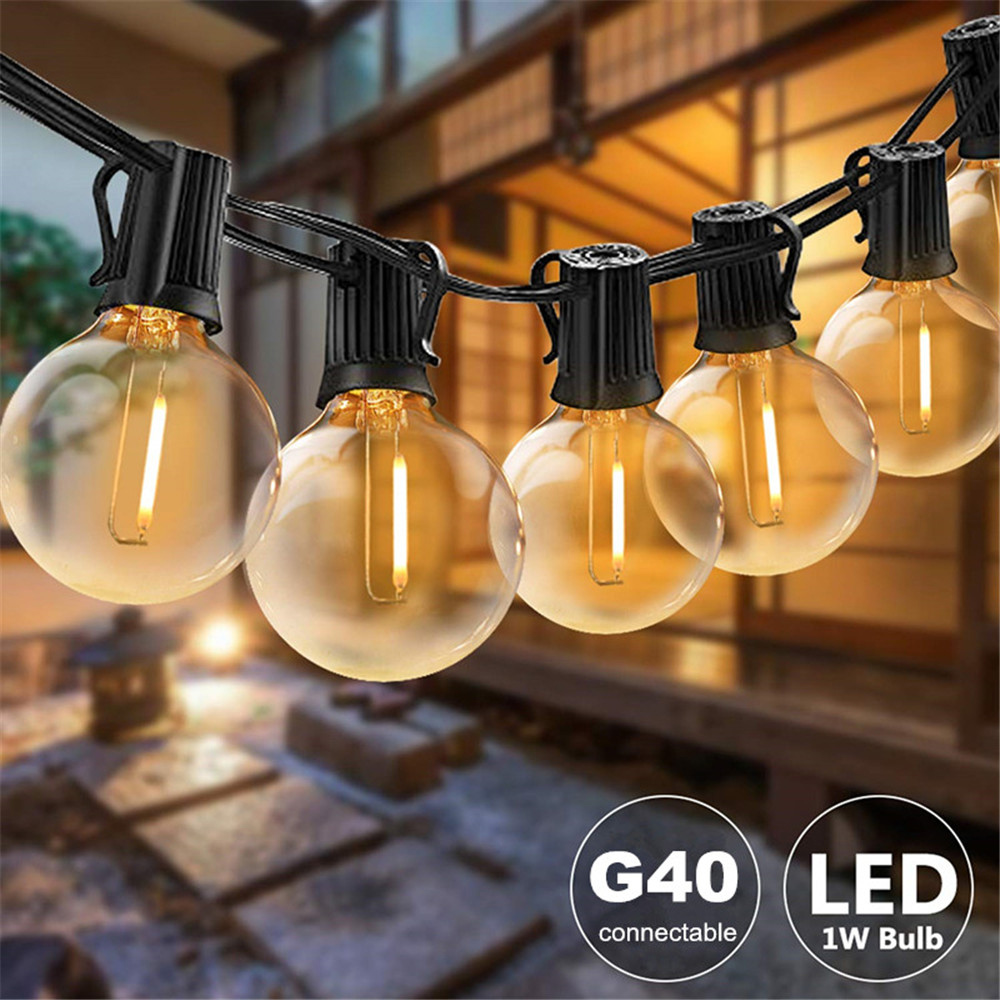 Catena di Luci G40 con Lampadi - String Light Bistro recensione e prezzo