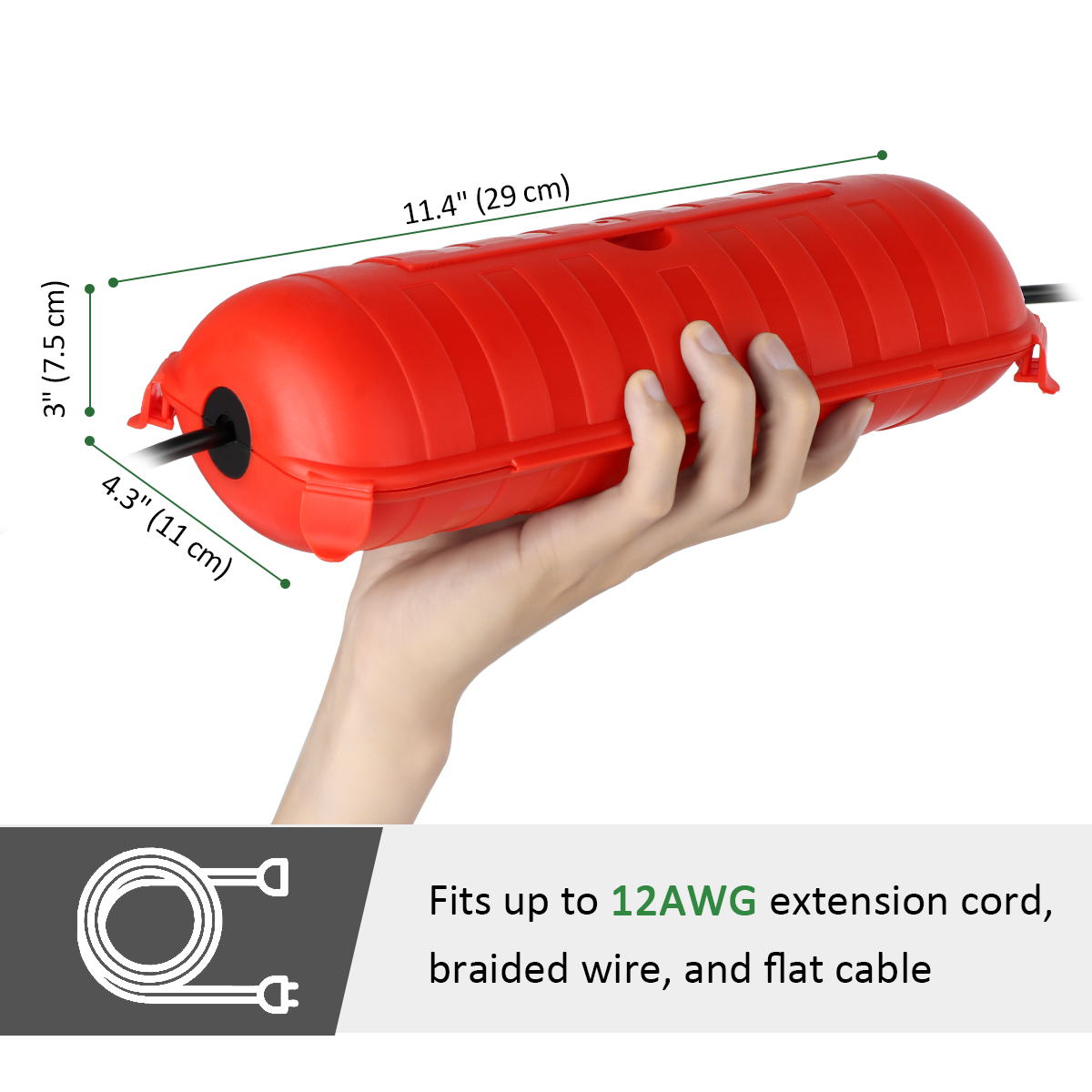 Scatola di derivazione per cav - Outdoor Lighting Extension Cord recensione e prezzo
