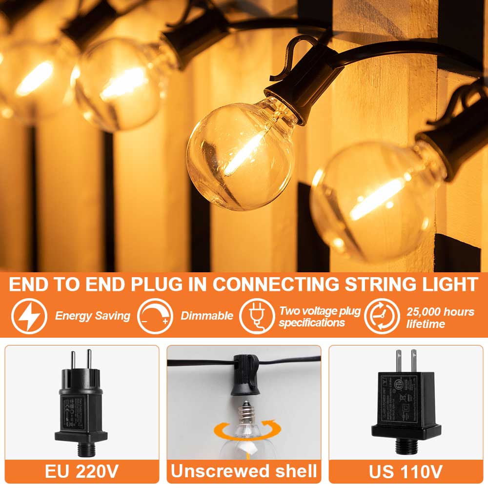 Catena Luminosa LED G40 E12 DC - String Light Bistro recensione e prezzo