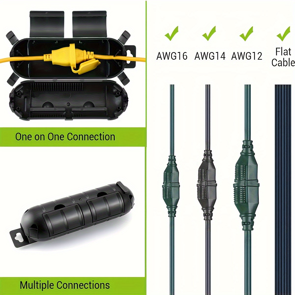 Copertura protettiva di sicure - Outdoor Lighting Extension Cord recensione e prezzo