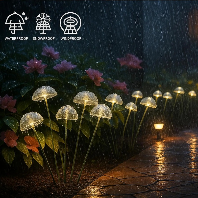 Luci Solari a Fungo 6 LED Impe - Outdoor Lighting Jellyfish recensione e prezzo