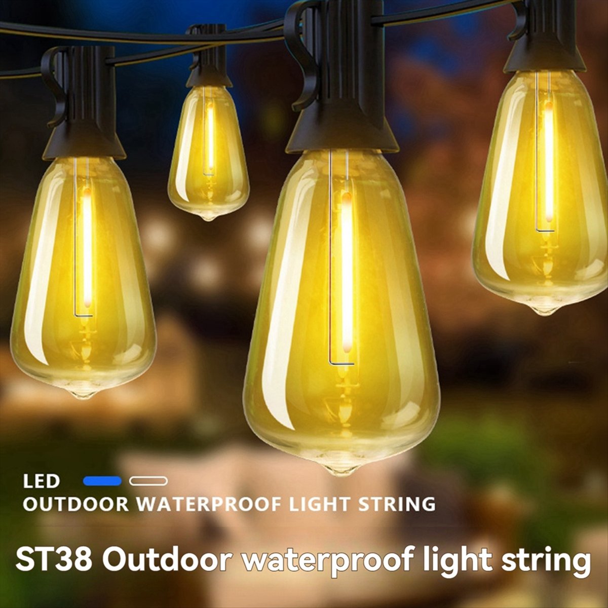 Top ST38 Stringa di luce a LED - String Light Bistro recensione e prezzo