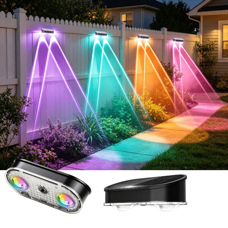 Luce Solare RGB per Recinzione - Outdoor Lighting Amazon recensione e prezzo