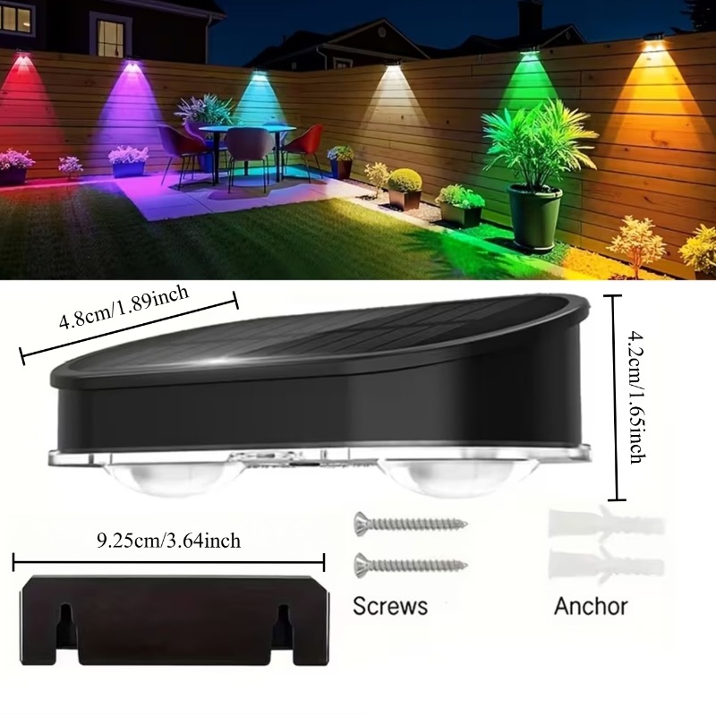 Luce Solare RGB per Recinzione - Outdoor Lighting Amazon recensione e prezzo