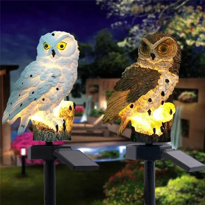 Statua di Gufo Solare con Luce - Outdoor Lighting Traditional recensione e prezzo