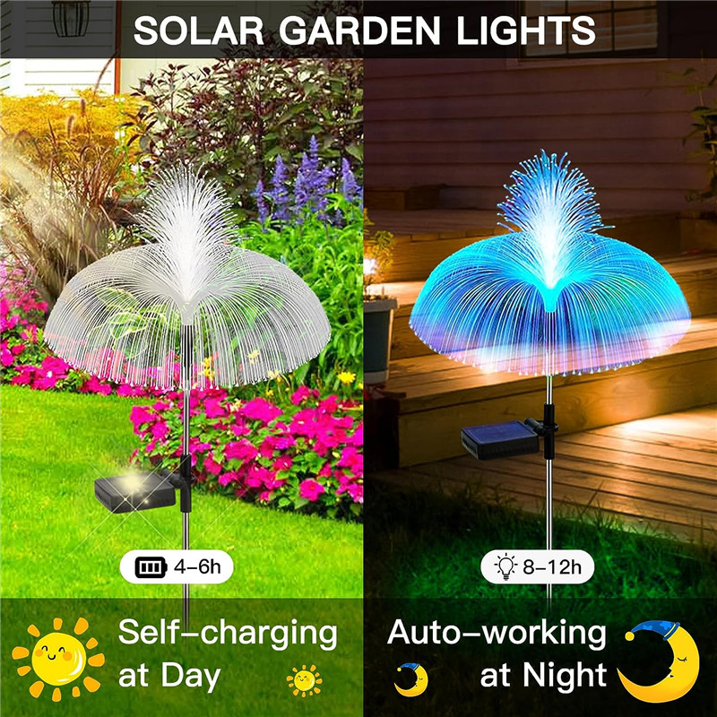 Luci solari a LED per meduse d - Outdoor Lighting Jellyfish recensione e prezzo