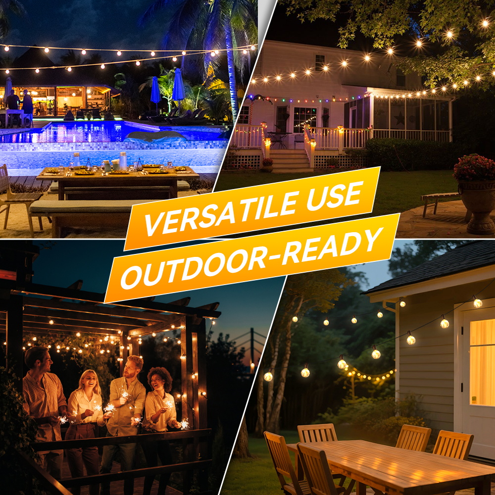 Lampada da giardino impermeabi - String Light Bistro recensione e prezzo