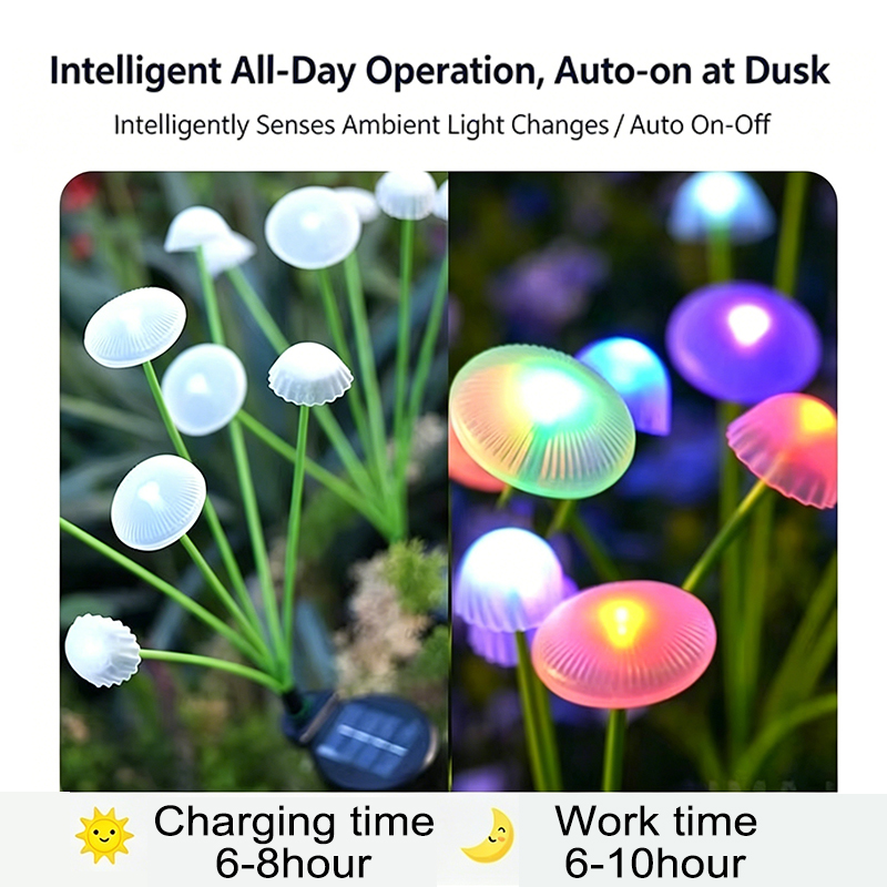 Luci Solari da Esterno a 6 LED - Outdoor Lighting Jellyfish recensione e prezzo
