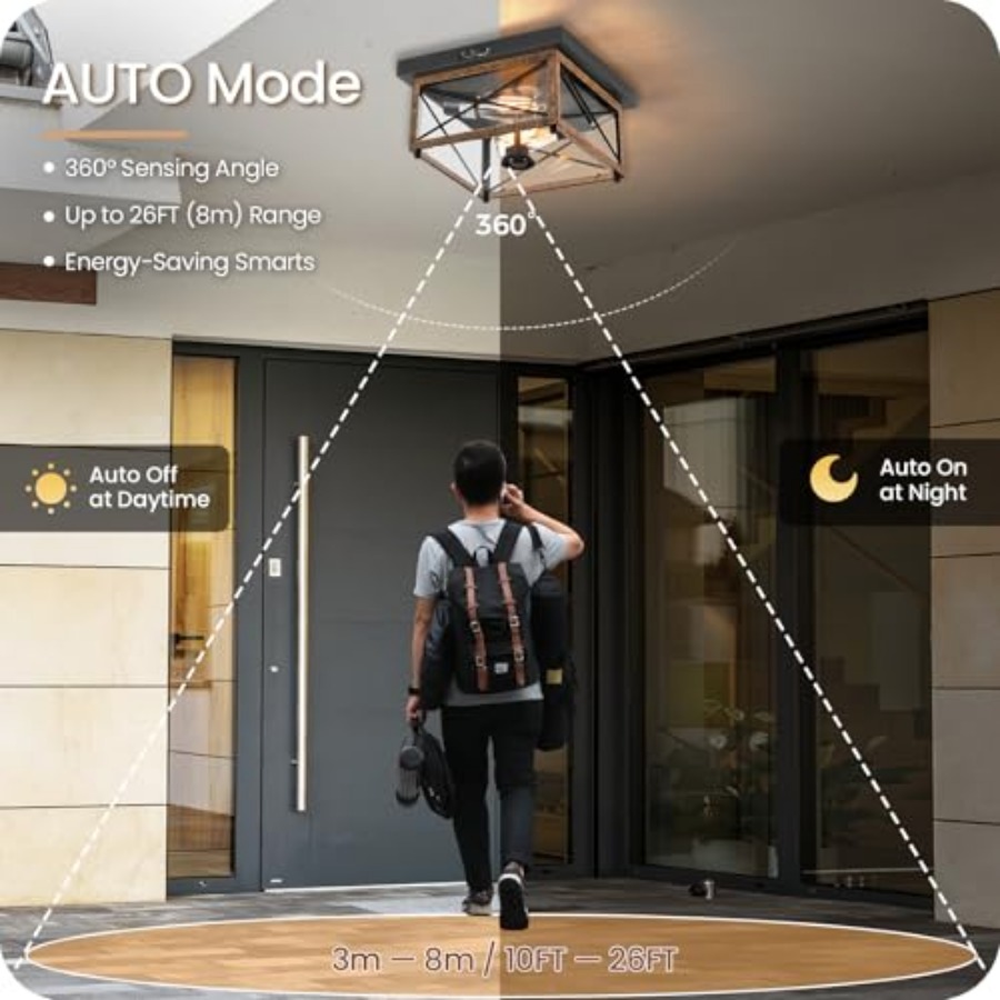 Plafoniera da Esterno con Sens - Outdoor Lighting With Sensor recensione e prezzo