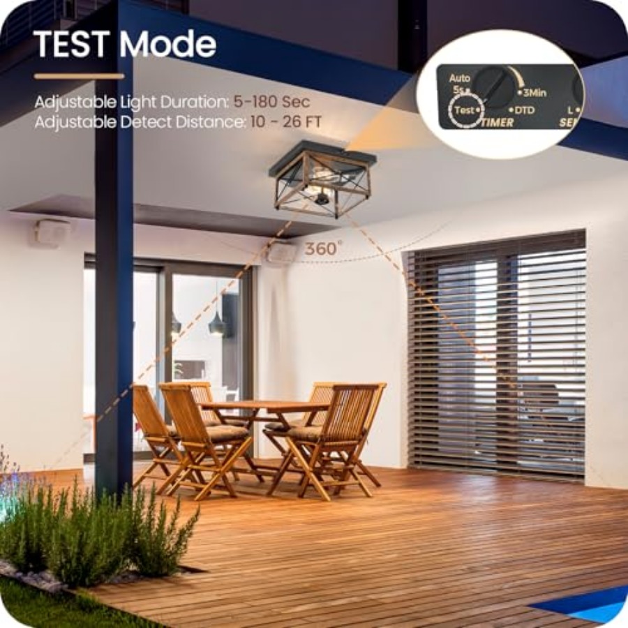 Plafoniera da Esterno con Sens - Outdoor Lighting With Sensor recensione e prezzo