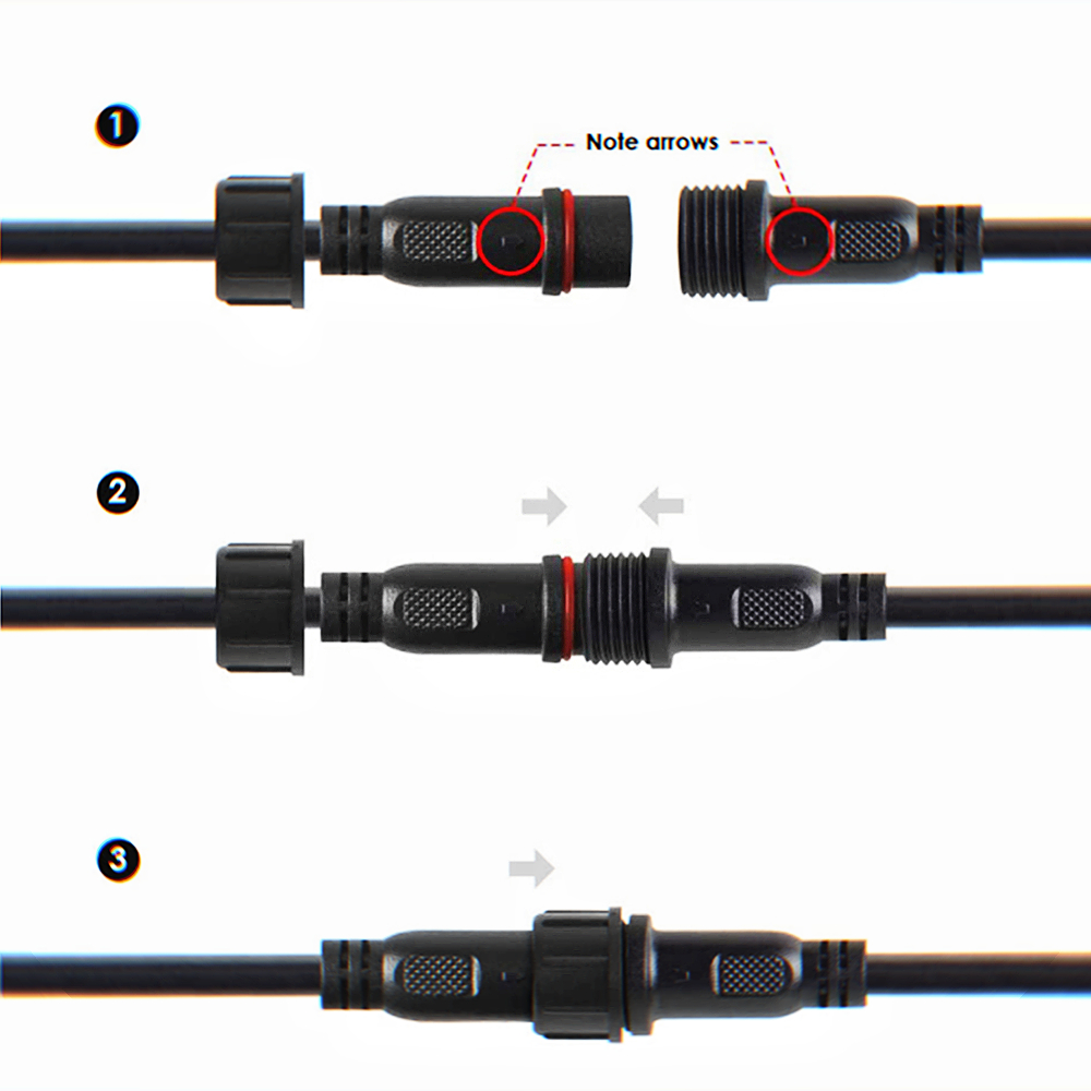 Cavo LED DC a 2 pin Cavi di pr - Outdoor Lighting Extension Cord recensione e prezzo