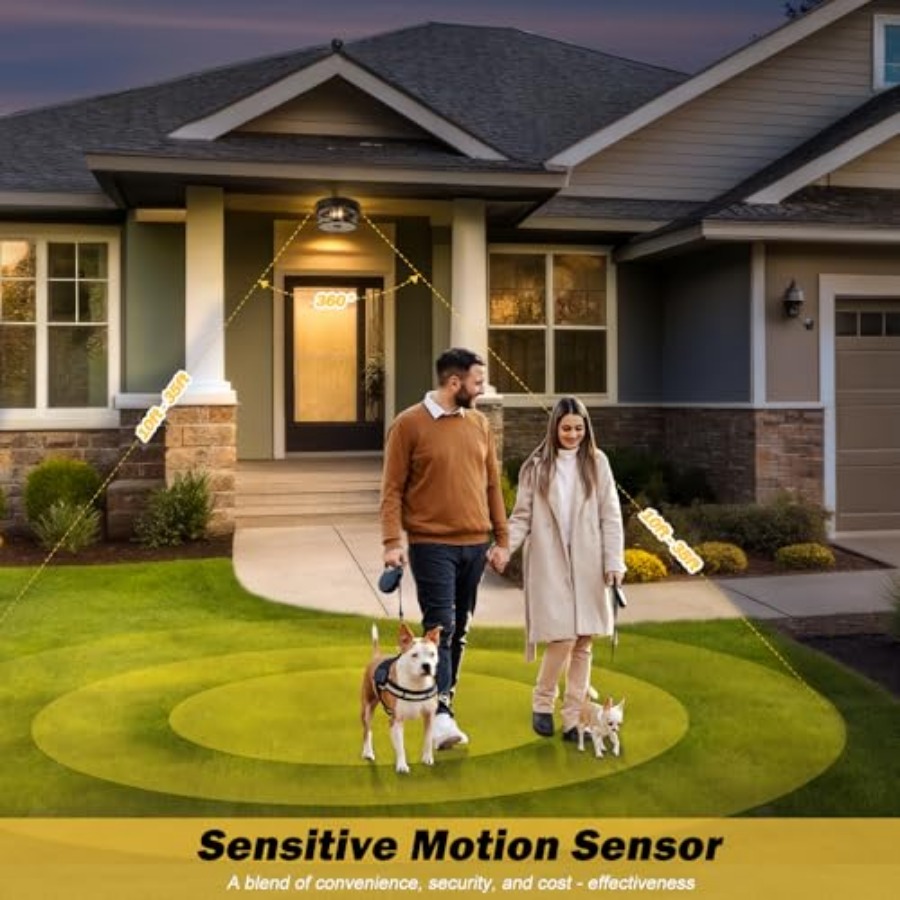 Lampada da soffitto per estern - Outdoor Lighting With Sensor recensione e prezzo