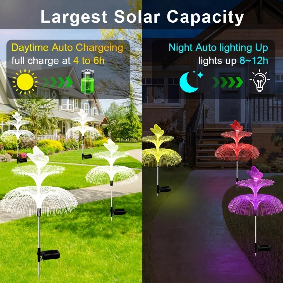 2 luci da giardino a energia s - Outdoor Lighting Jellyfish recensione e prezzo