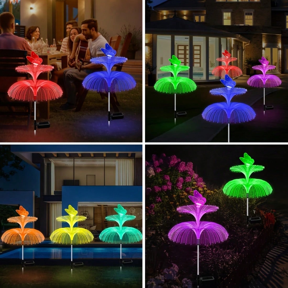 2 luci da giardino a energia s - Outdoor Lighting Jellyfish recensione e prezzo