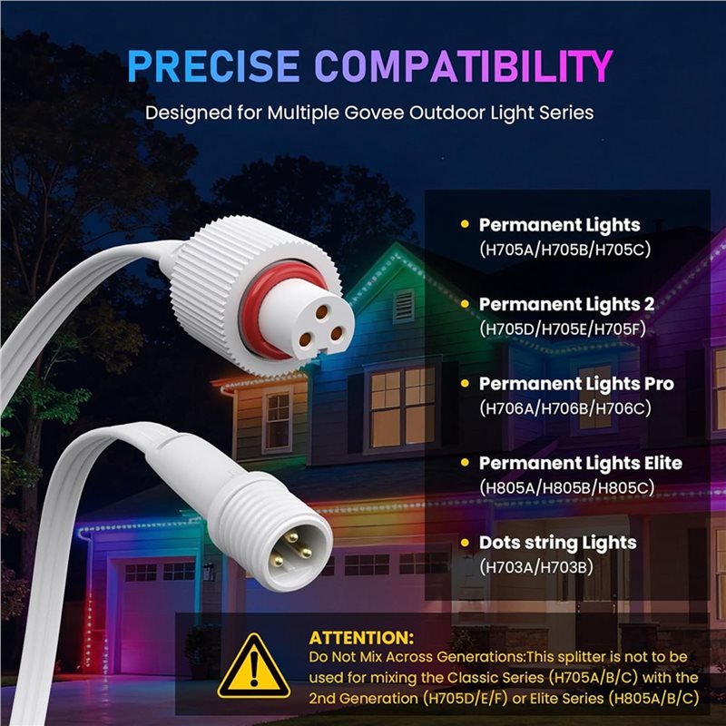 Connettore a Y A01F-2X per Luc - Outdoor Lighting Govee recensione e prezzo
