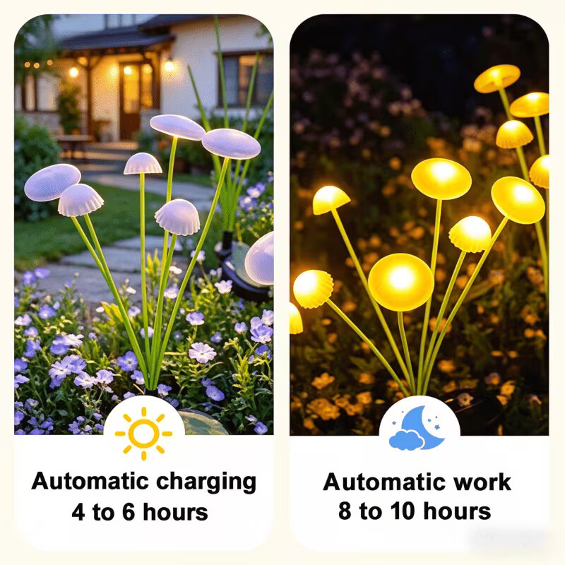 Luci Solari a Forma di Medusa  - Outdoor Lighting Jellyfish recensione e prezzo